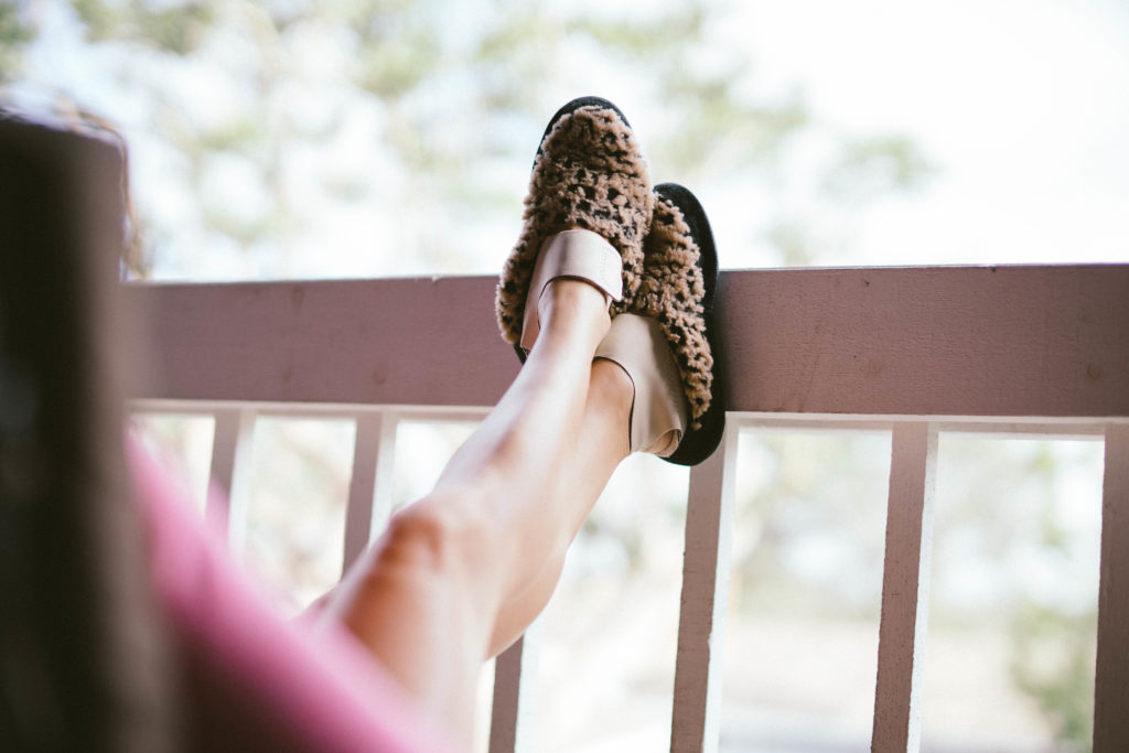 Heel Seat Wraps with Slippers